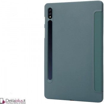 Smart soft dirbtinės odos dėklas - žalias (Samsung Tab S7 (T870/T875)/Tab S8 (SM-X706) Smart soft dirbtinės odos dėklas - žalias (Samsung Tab S7 (T870/T875)/Tab S8 (SM-X706)